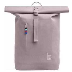 GOT BAG Rolltop Water Resist Backpack w/ 15" Laptop Compartment Gray